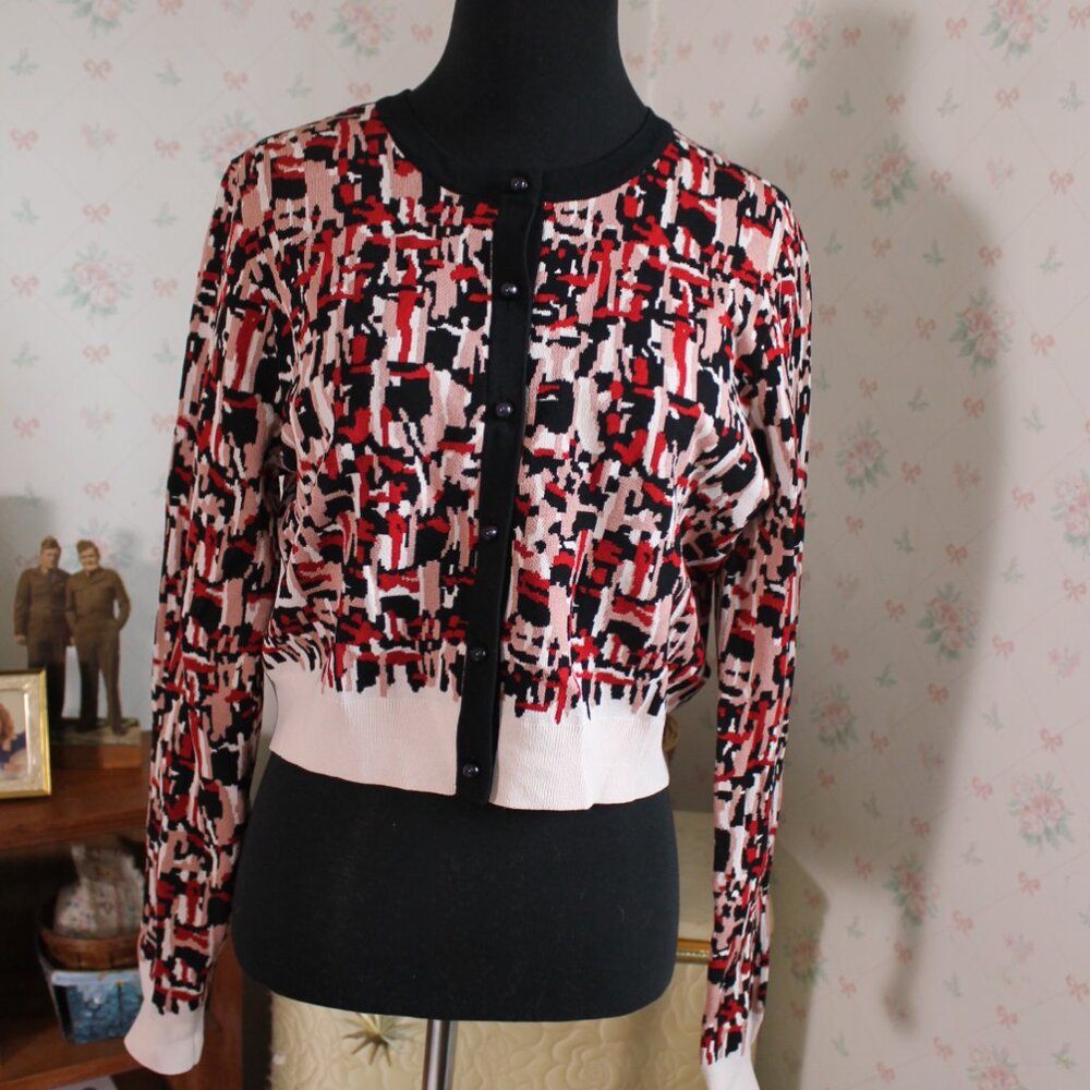 Paule Ka Paris Cropped Cardigan, Large